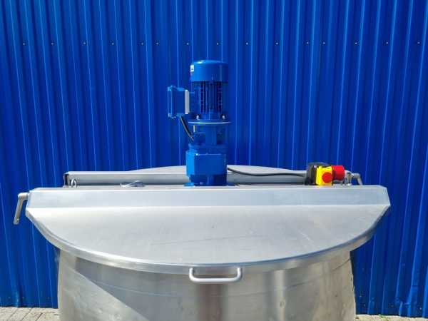 907L heat-/coolable stainless steel transport with anchor agitator